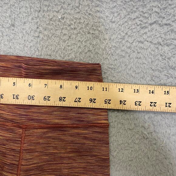 Athleta womens XS Transcend Textured 7/8 Tight Legging red athletic workout - Picture 4 of 7